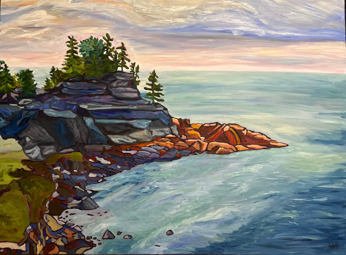 Summertime on the East Coast, original oil painting by Lisa Morrison
