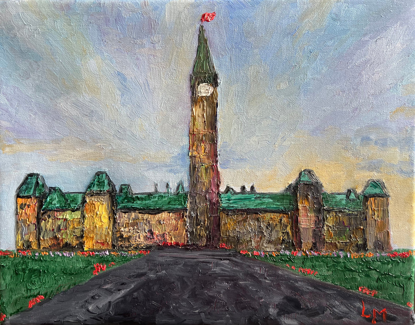 Dusk Over Parliament Hill